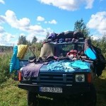 Suszenie nad rzeczką i borówkowe refleksje
