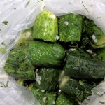 Jednodniowe ogórki małosolne na sucho