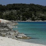 Plażowanie na wyspie Ciovo